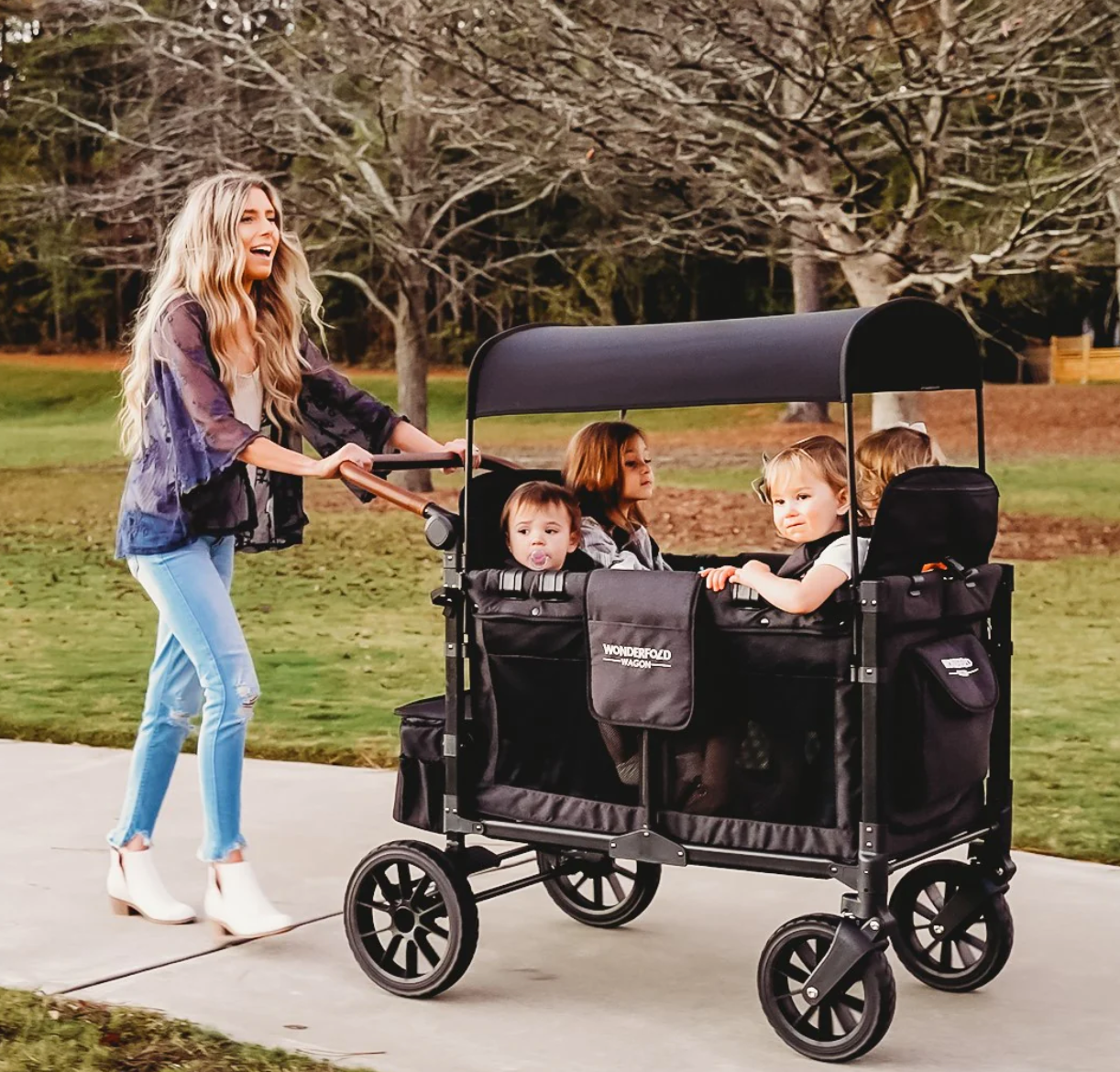 Wonderfold W4 Luxe Stroller Wagon
