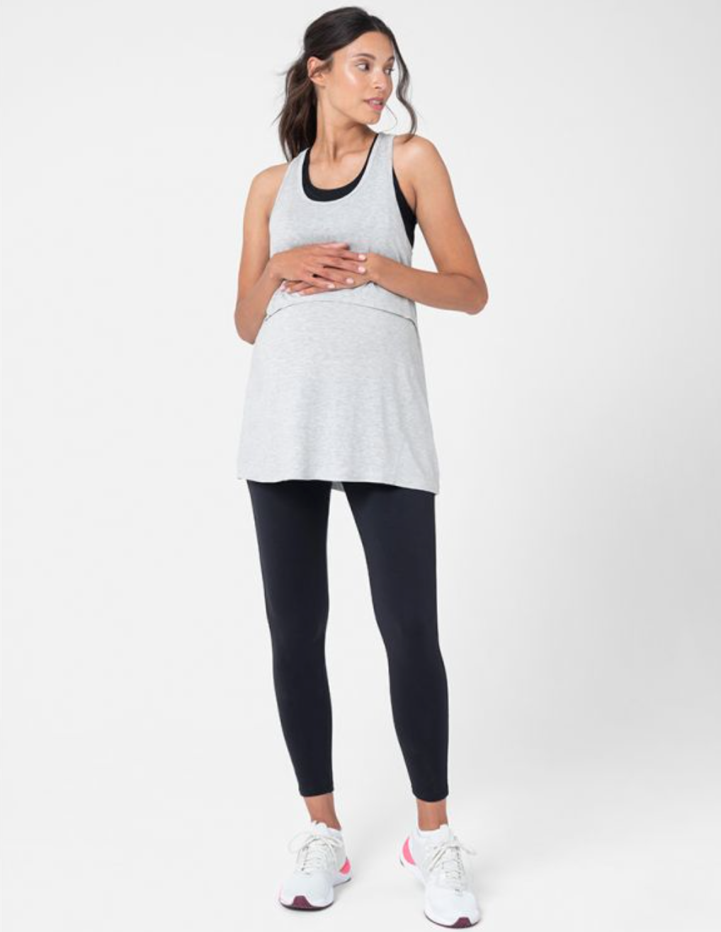 Tonya Black Bump To Postpartum Active Legging