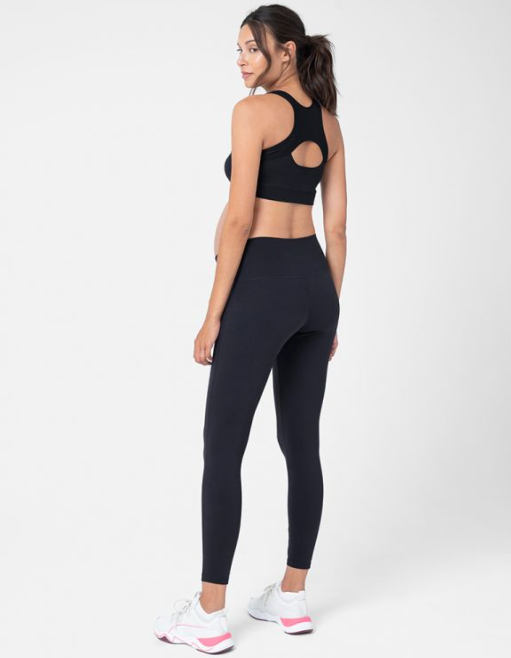 Tonya Black Bump To Postpartum Active Legging