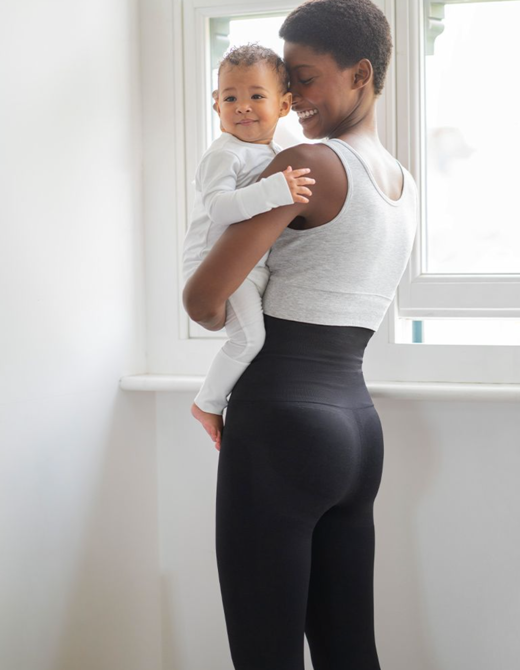 Black Postpartum Shaping Leggings
