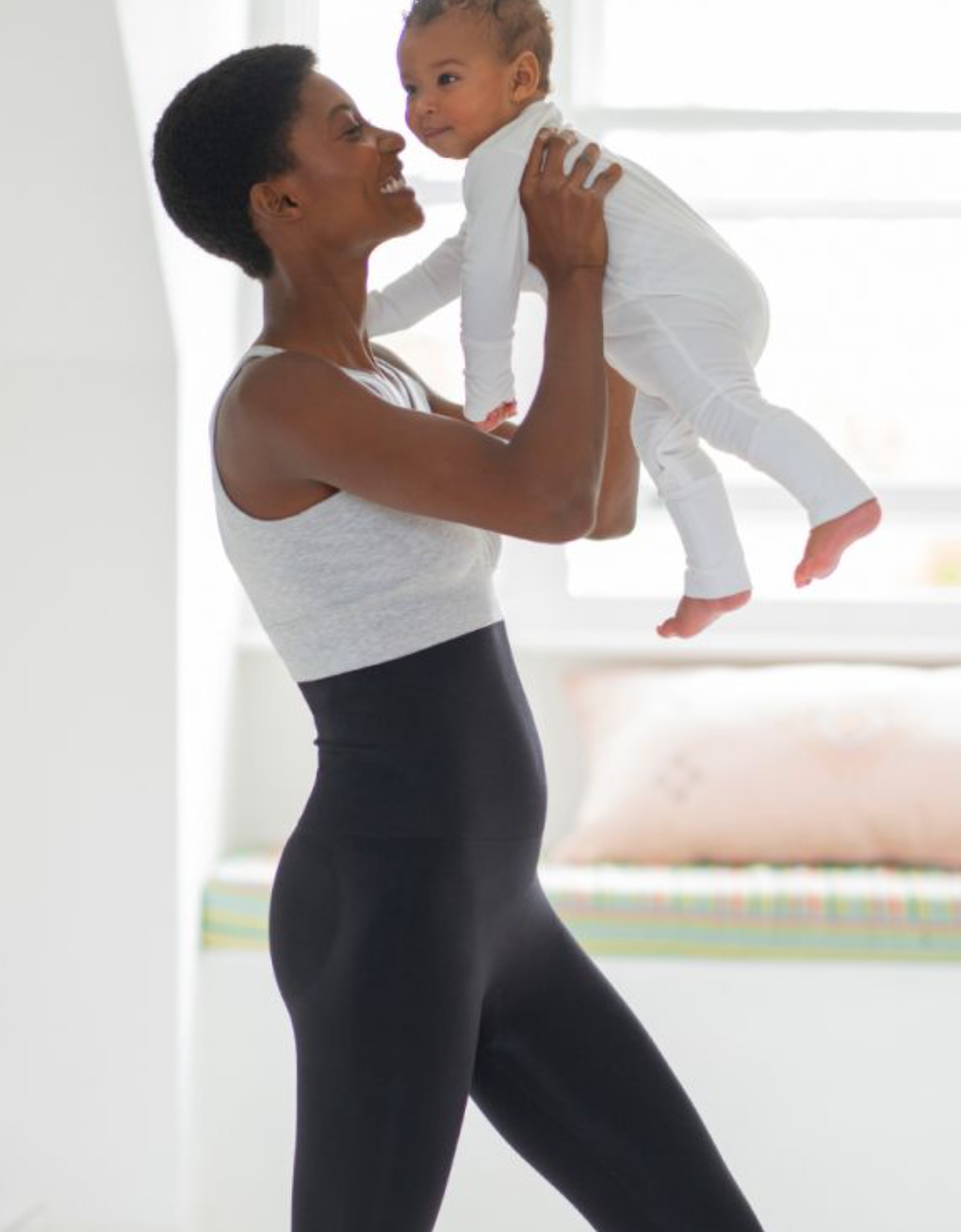 Black Postpartum Shaping Leggings