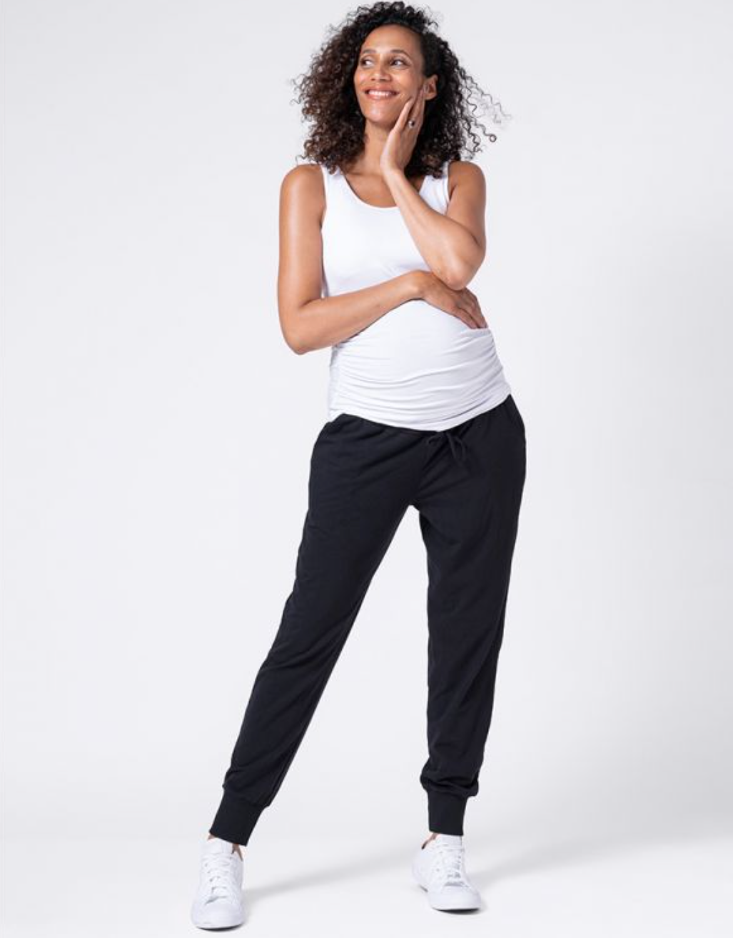 Hadley Black Maternity Joggers
