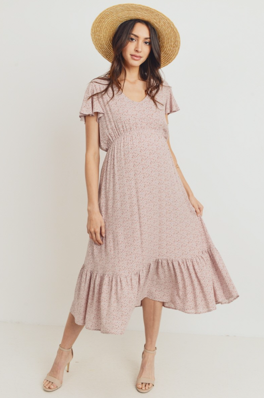 Mauve Maternity Dress