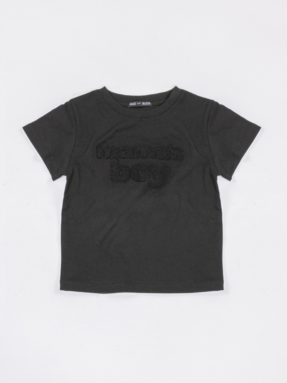 BOY MAMA Black Tee