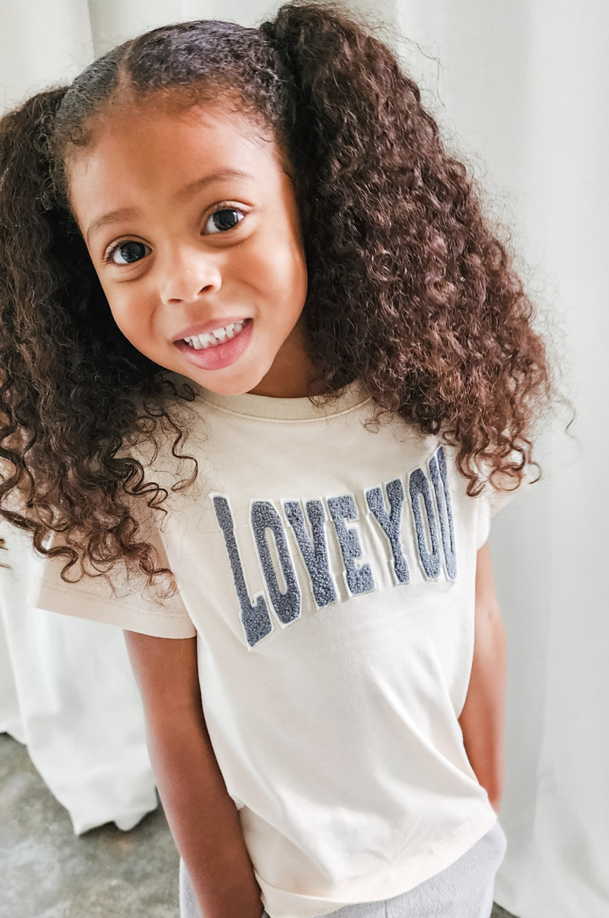 LOVE YOU Ivory Tee