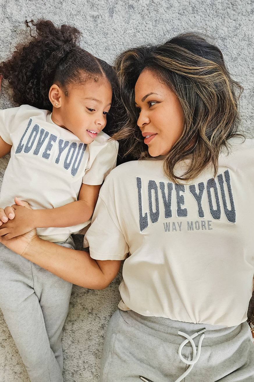 LOVE YOU Ivory Tee
