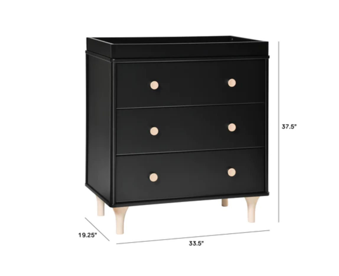 Babyletto Lolly 3-Drawer Dresser With Removable Changing Tray