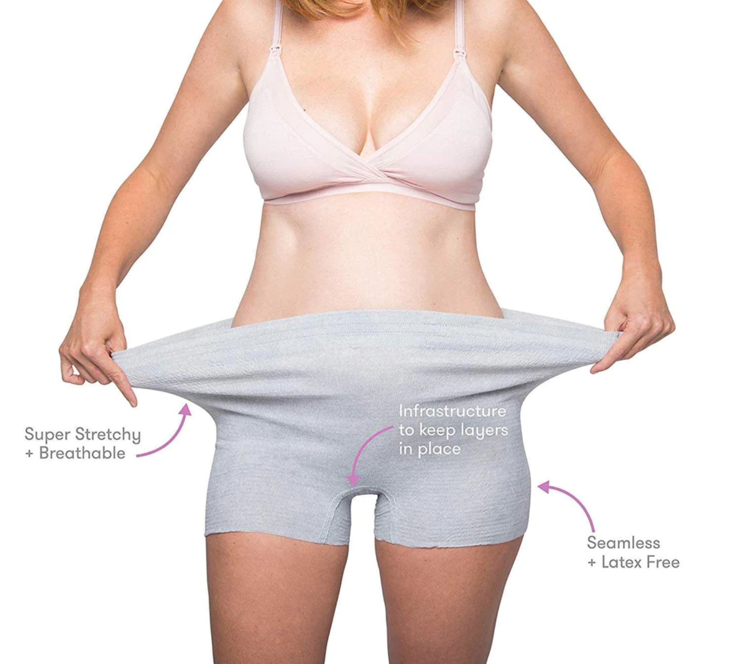 Boyshort Disposable Postpartum Underwear (8 pack)
