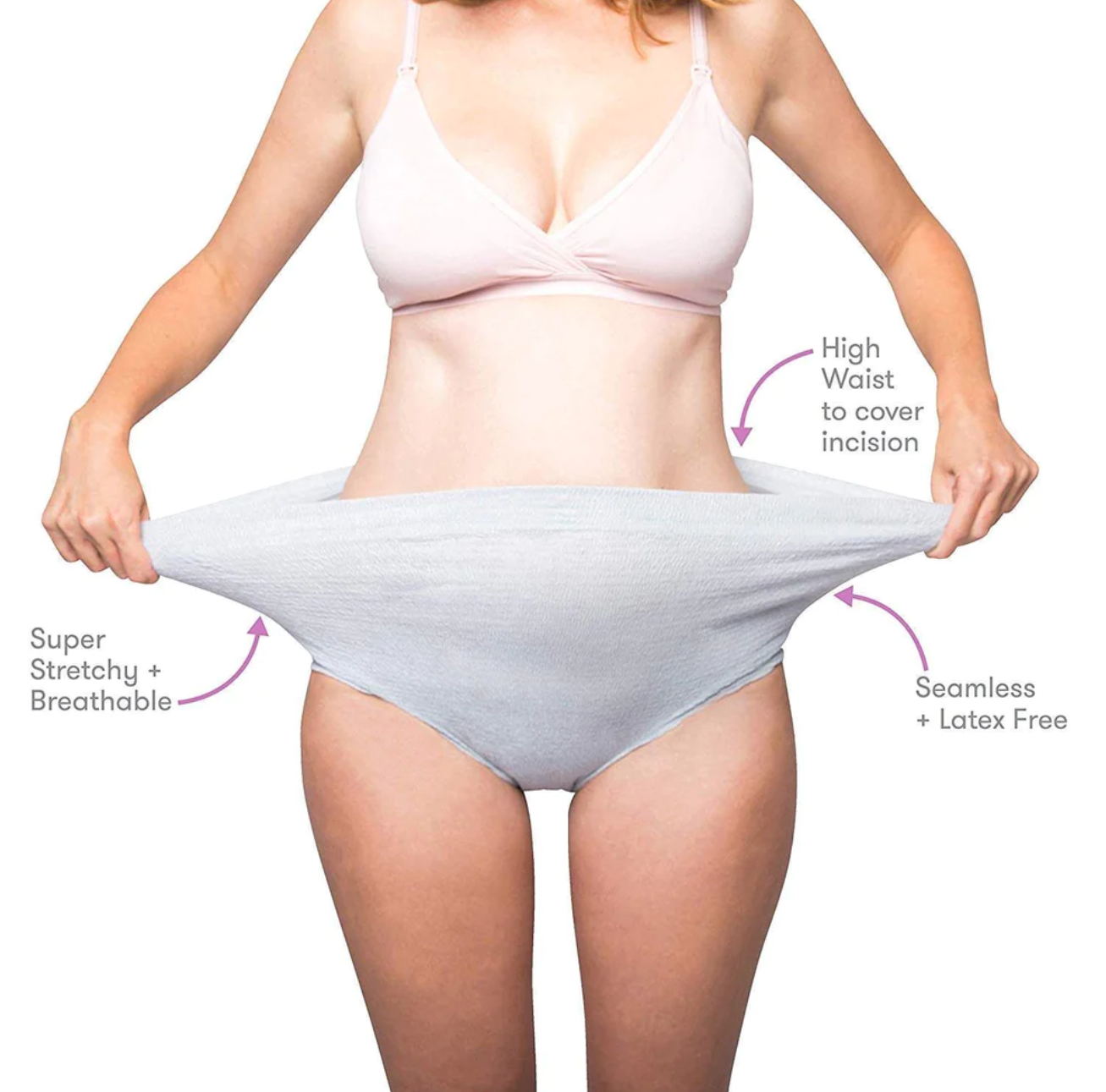 High-Waist Disposable Postpartum Underwear (8 pack)