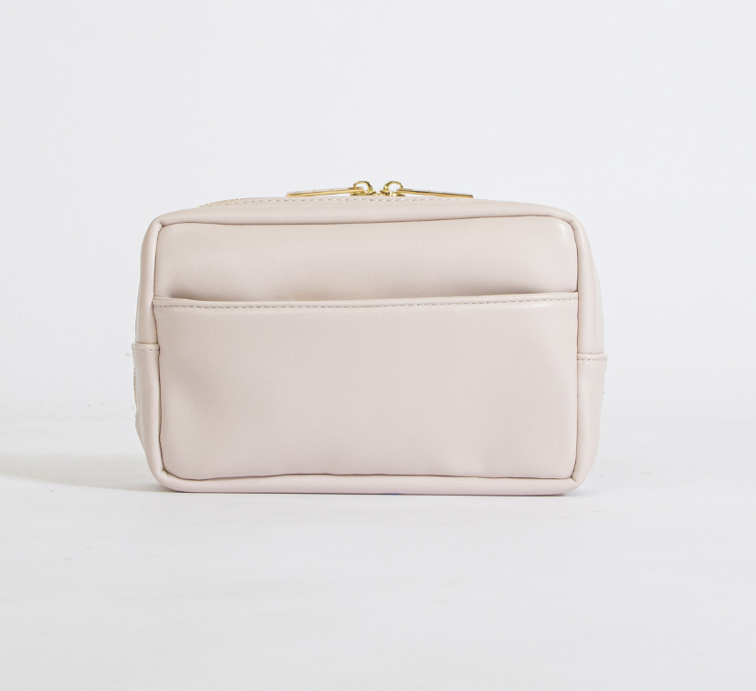 Ivory Vegan Mini Travel Bag