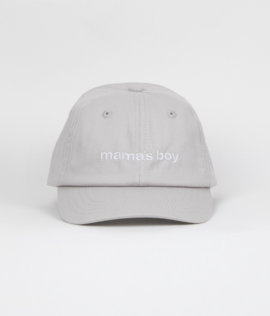 Mama's Boys Light Grey Baseball Cap