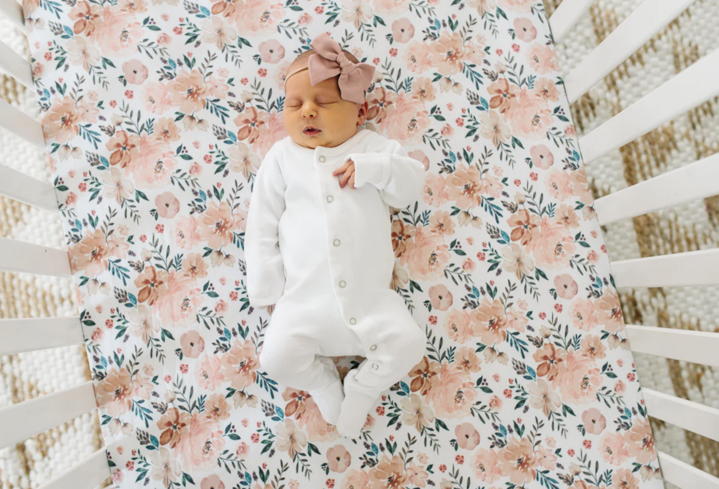 Autumn Premium Knit Fitted Crib Sheet