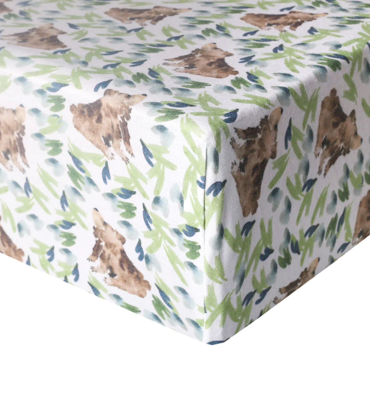 Bear Premium Knit Fitted Crib Sheet