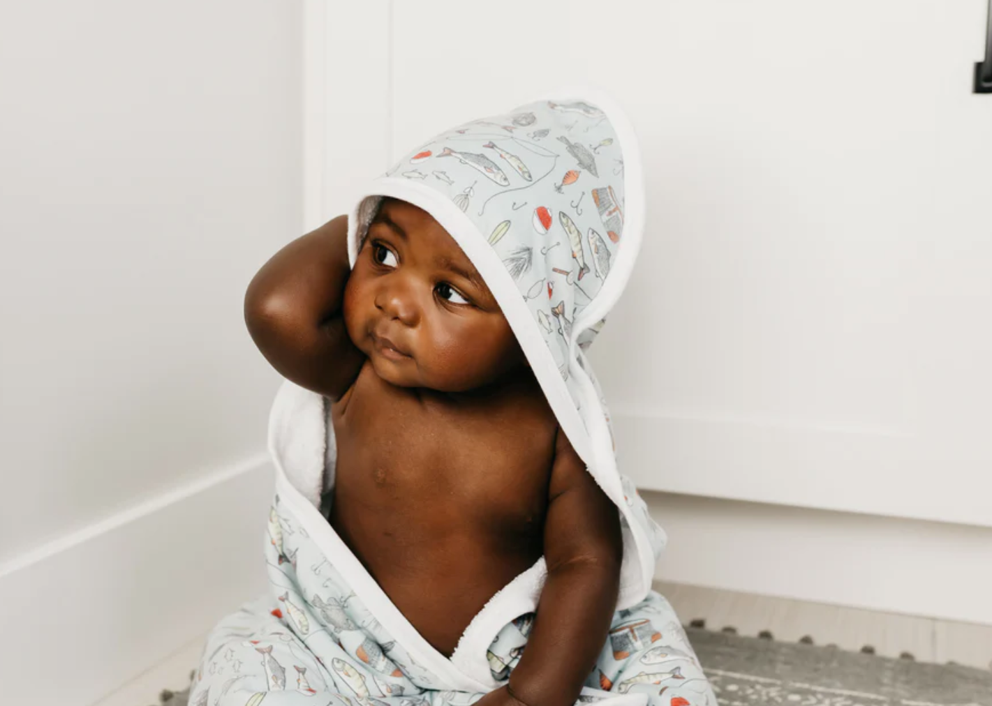 Trout Premium Knit Hooded Towel