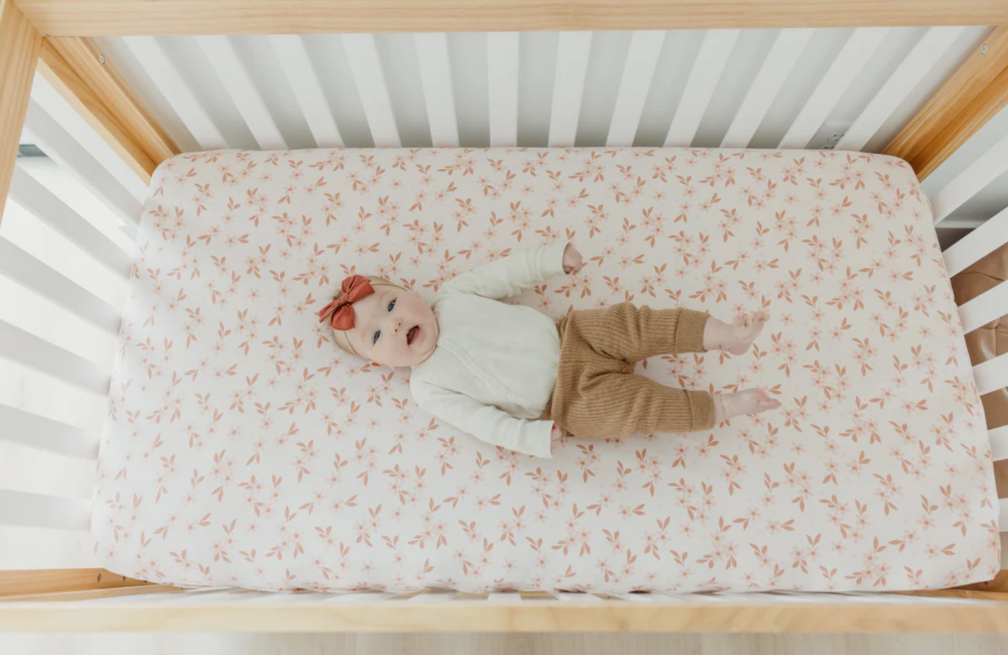 Rue Premium Knit Fitted Crib Sheet