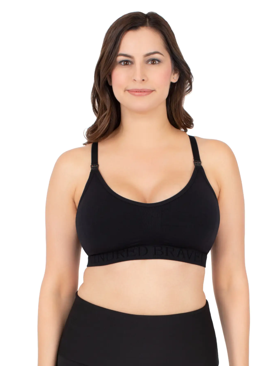 Black Sublime Low Impact Nursing & Maternity Sports Bra