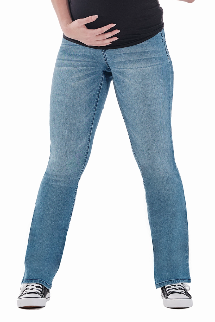 Maternity 32" Slim Boot Jean W/ Bellyband