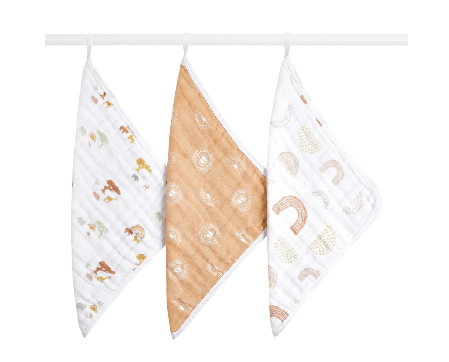 Keep Rising Organic Cotton Washcloths 3-Pack