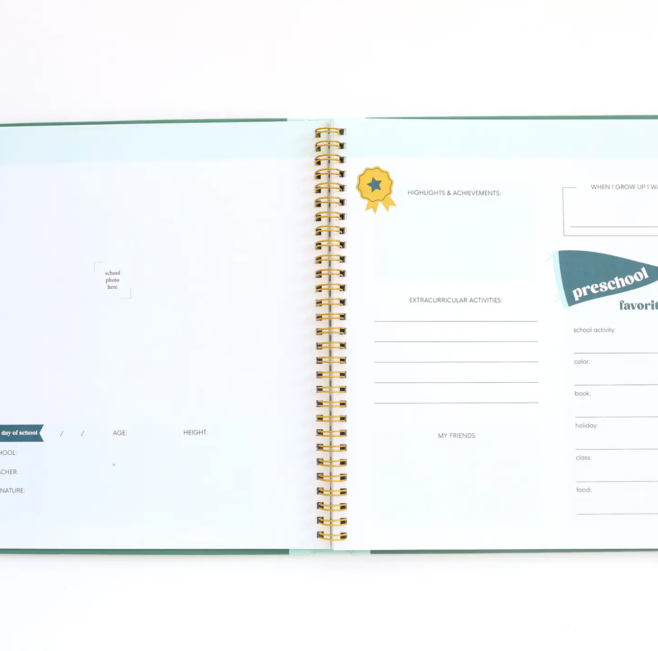 The School Years Memory Book