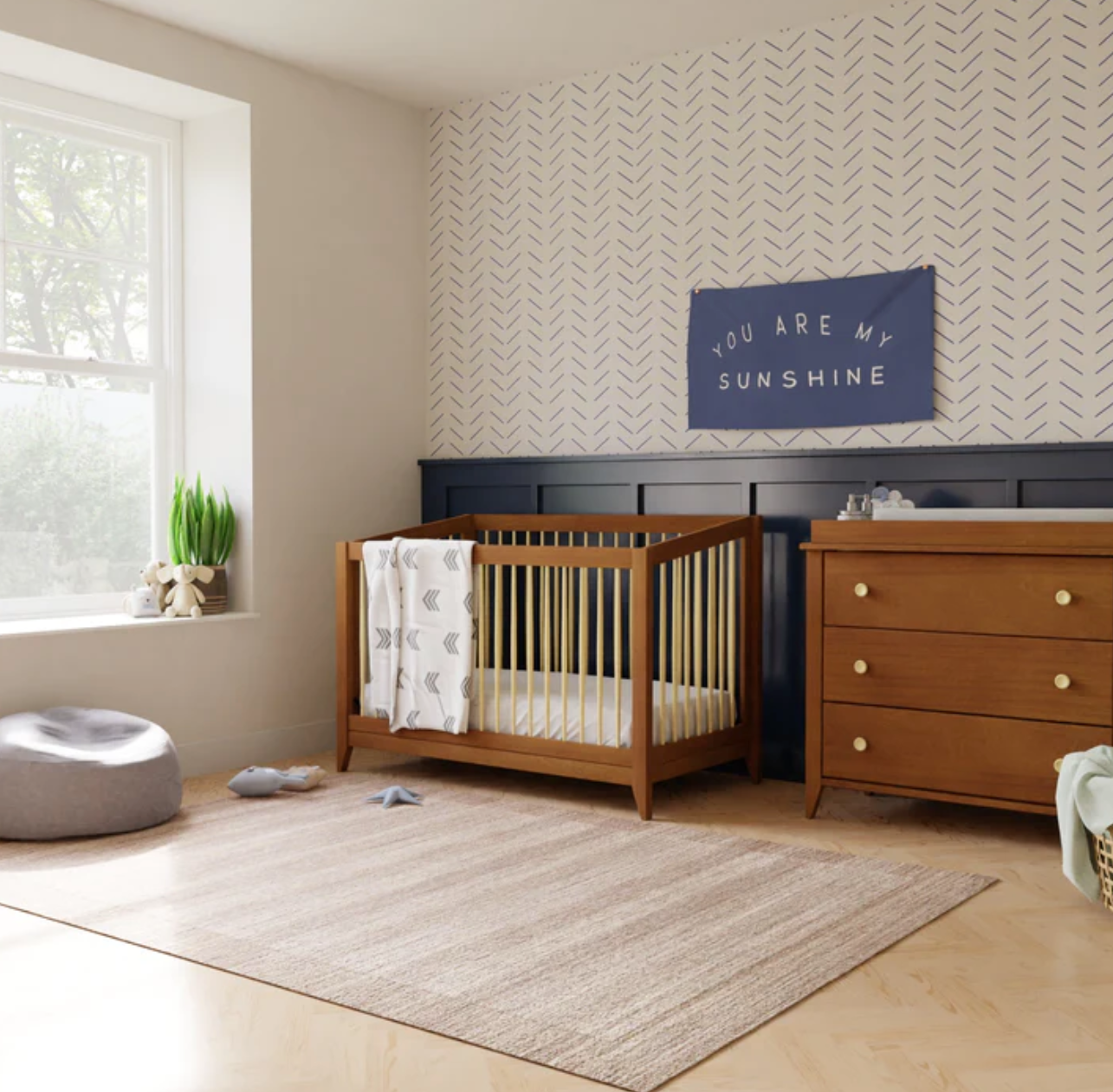 Babyletto Sprout 4-In-1 Convertible Crib With Toddler Bed Conversion Kit