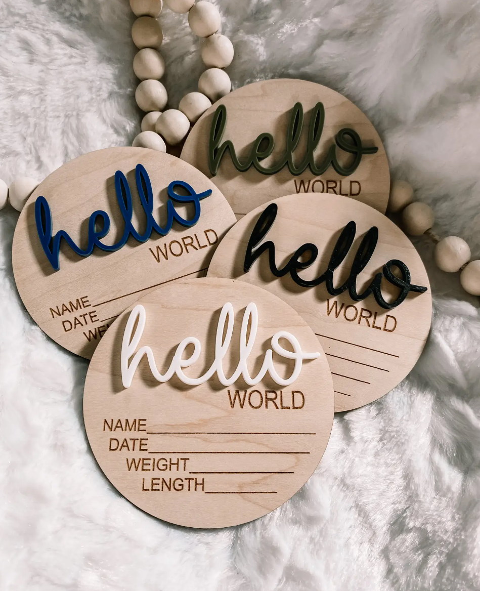 Hello World Birth Disks