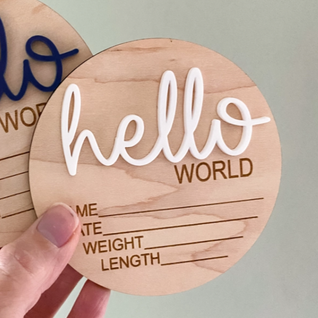 Hello World Birth Disks