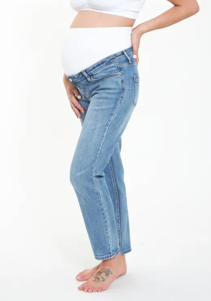 Hunter Vintage Wash Crop Maternity Jean