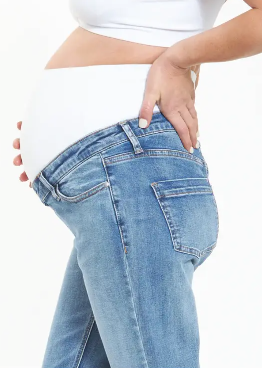 Hunter Vintage Wash Crop Maternity Jean