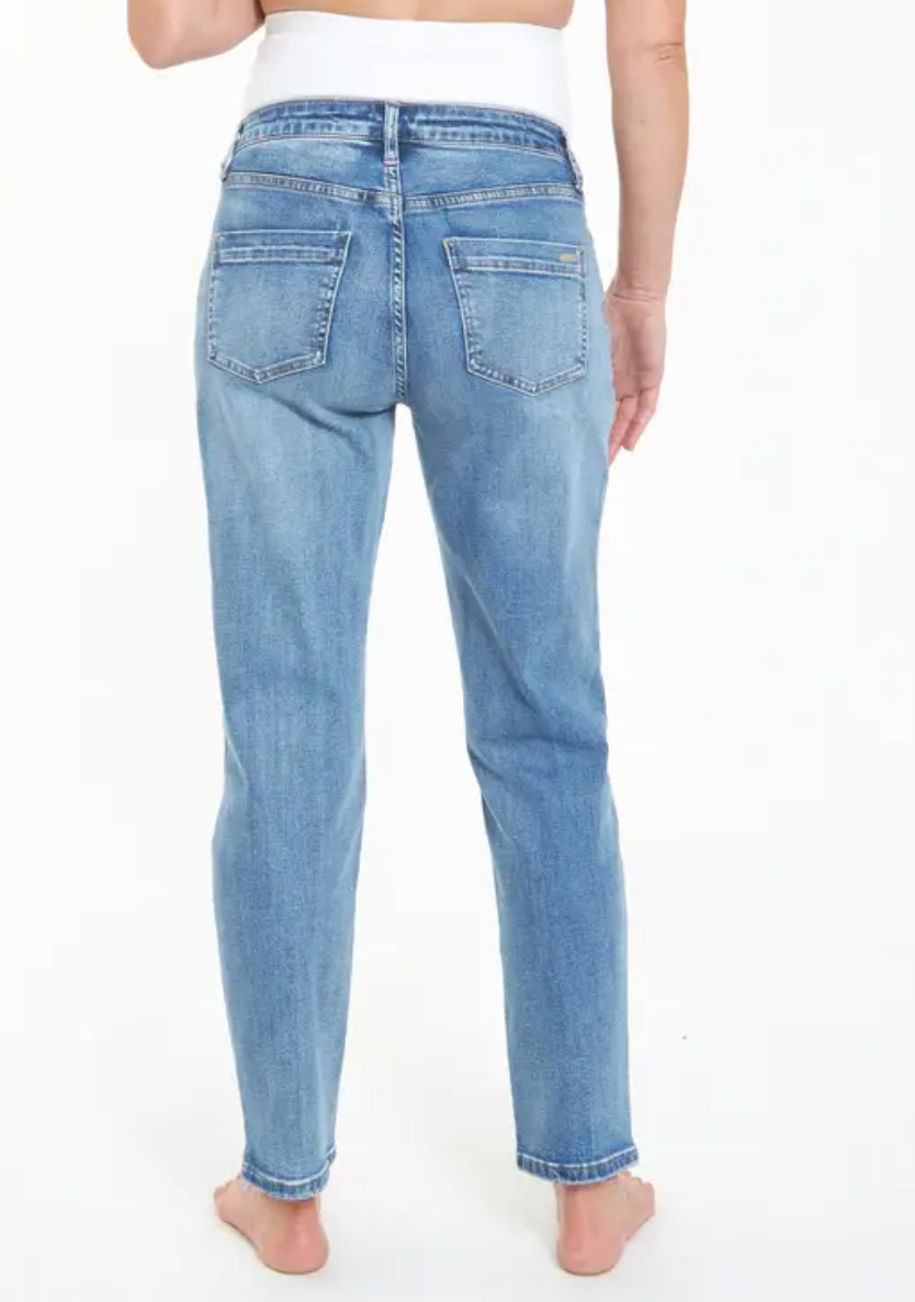 Hunter Vintage Wash Crop Maternity Jean