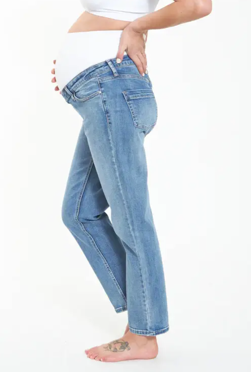 Hunter Vintage Wash Crop Maternity Jean