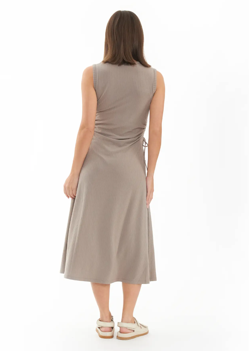Carol Rib A-Line Dress