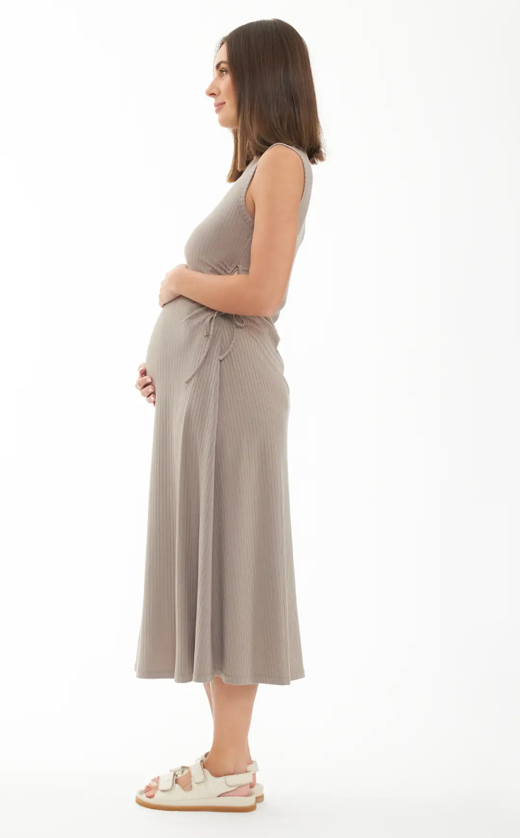 Carol Rib A-Line Dress