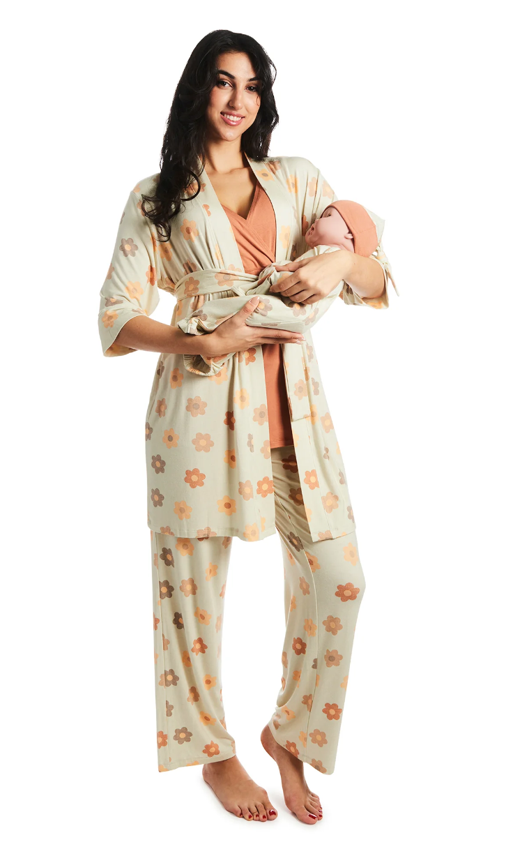 Daisies Stripe Analise 5-Piece PJ Set