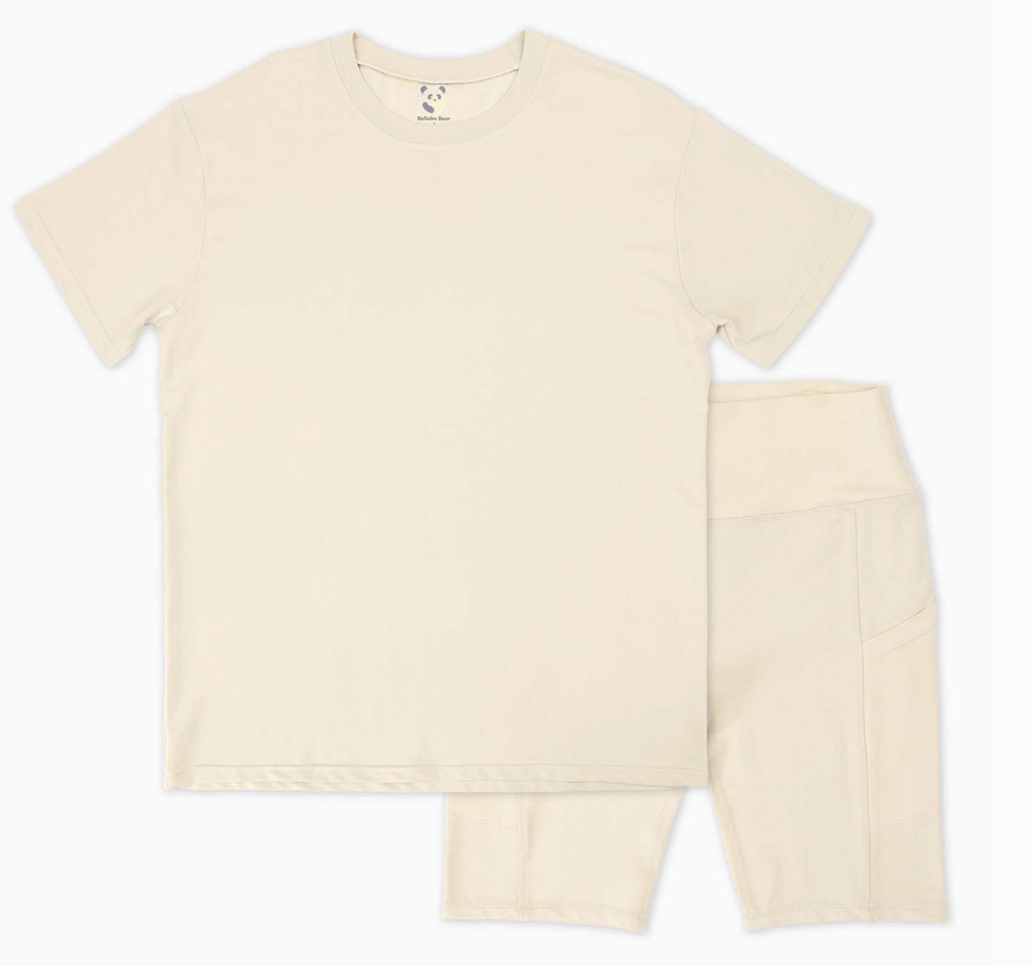Oat Mama Oversized Tee & Biker Shorts Set