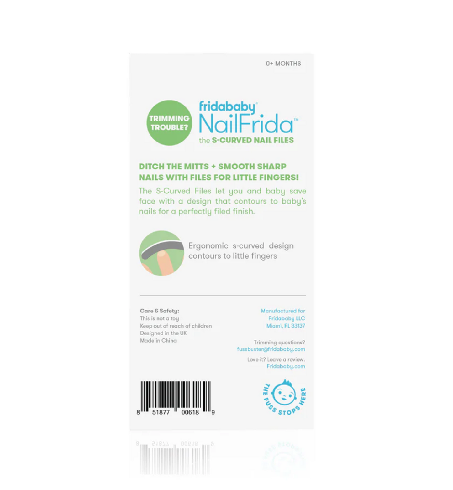 NailFrida S-Curved Nail File