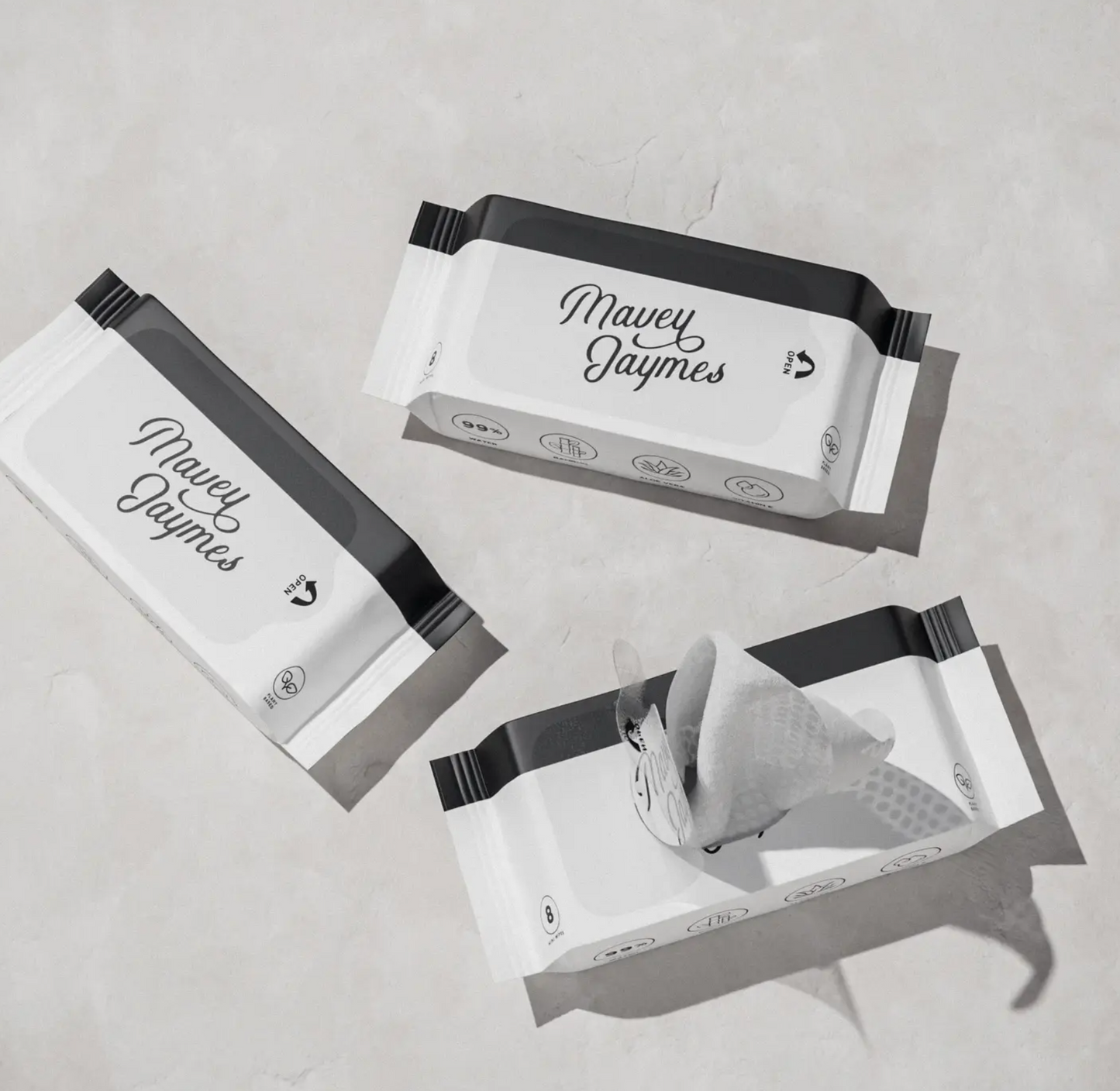 Mavey Jaymes Travel Wipes