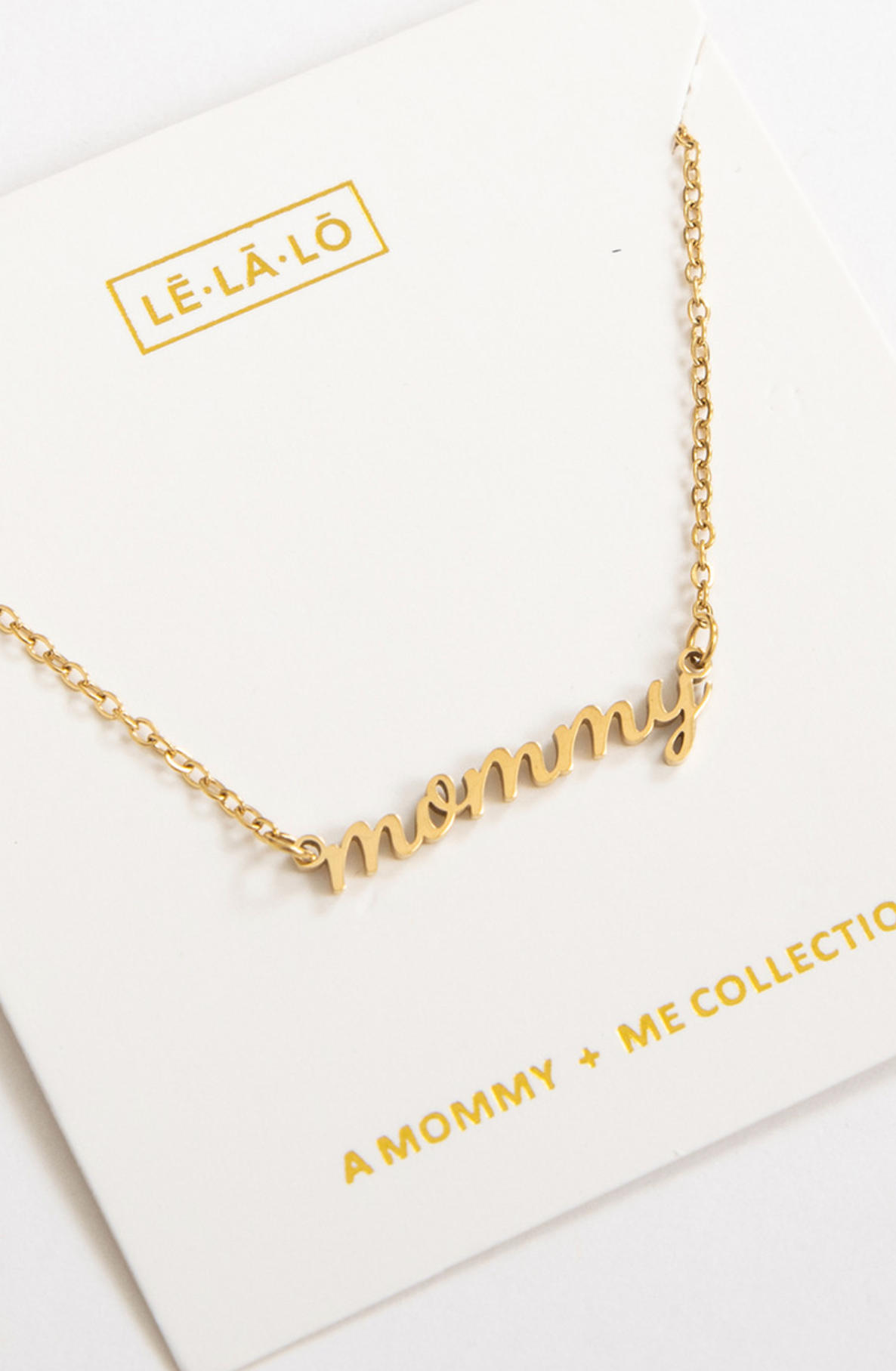 Mommy Script Necklace