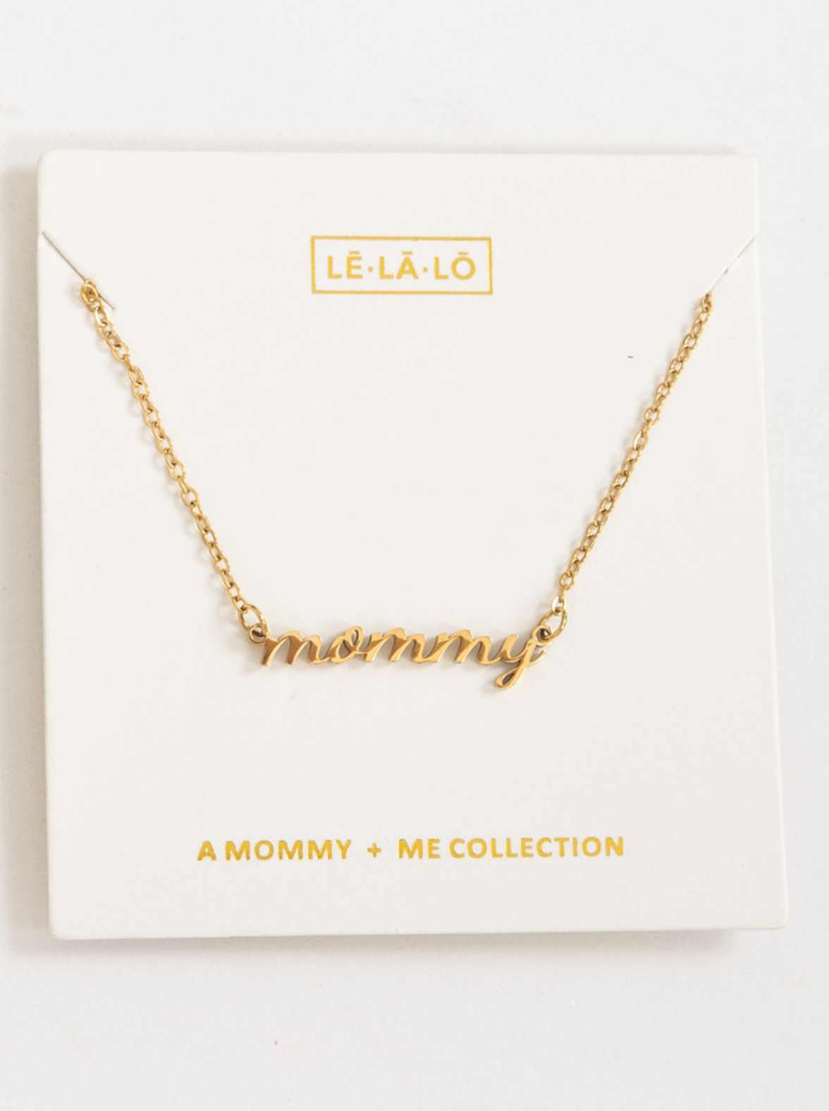 Mommy Script Necklace