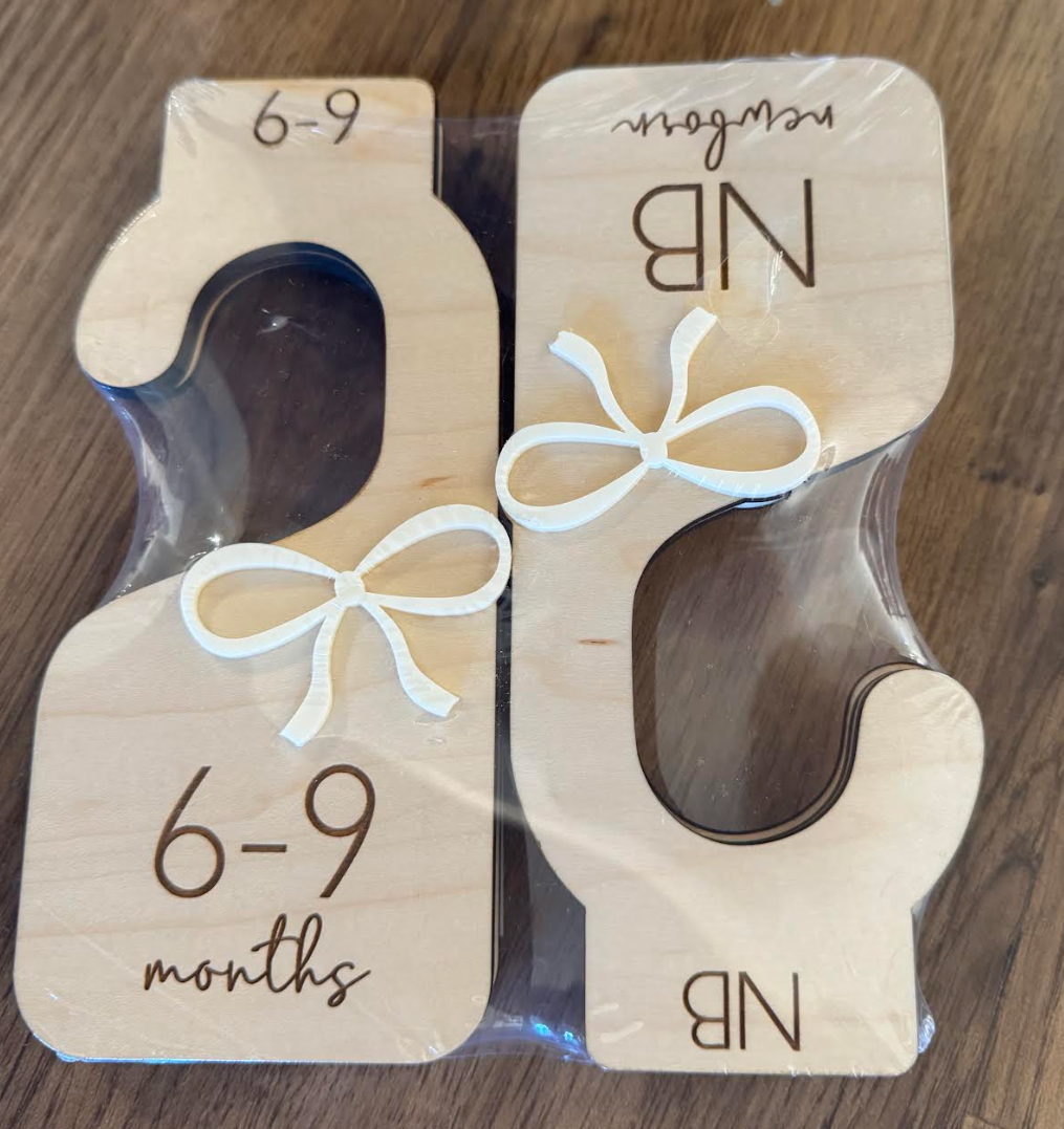 Cute Bows Closet Dividers - Ivory