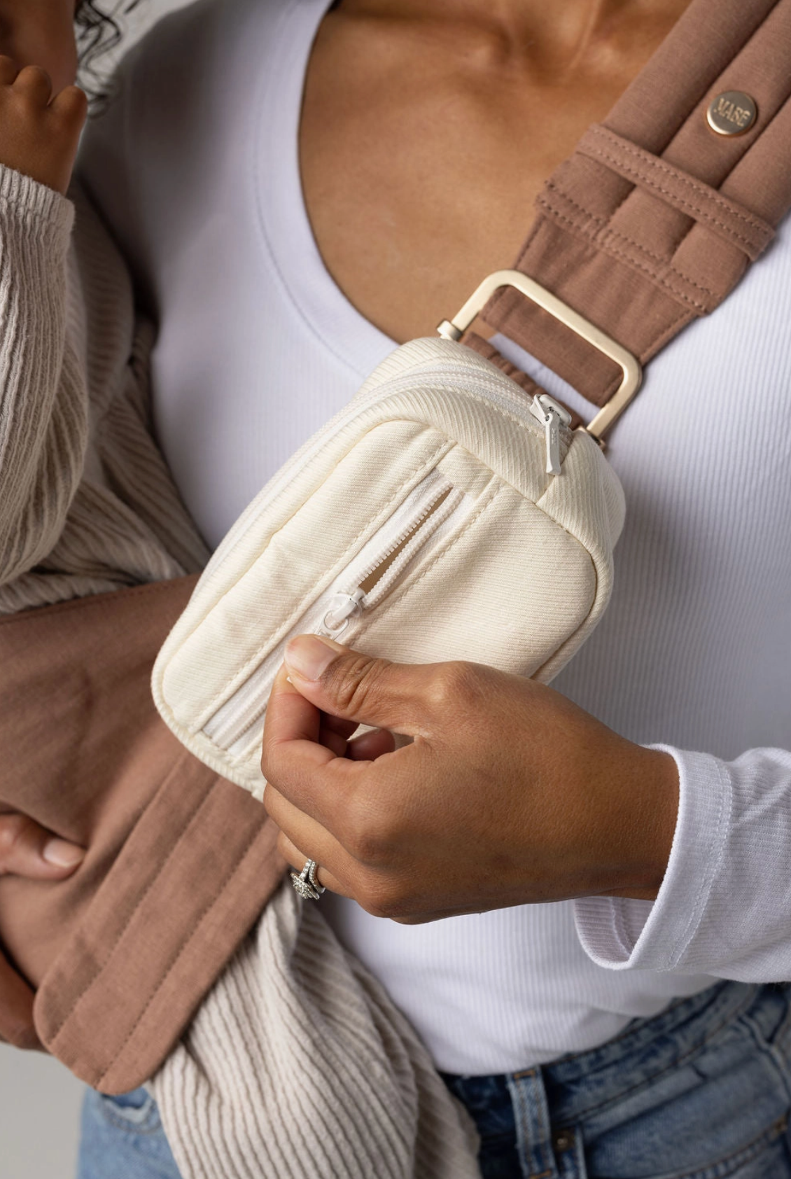 The Monarch Accessory Bag - Natural Ivory