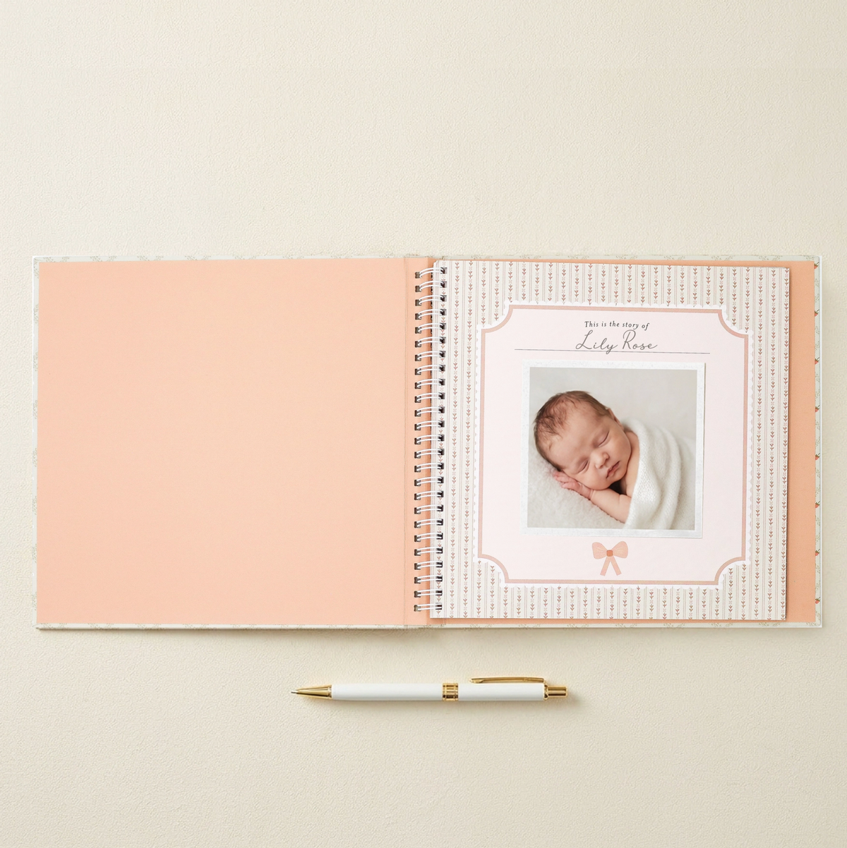 Cottage Garden First Year Baby Memory Book