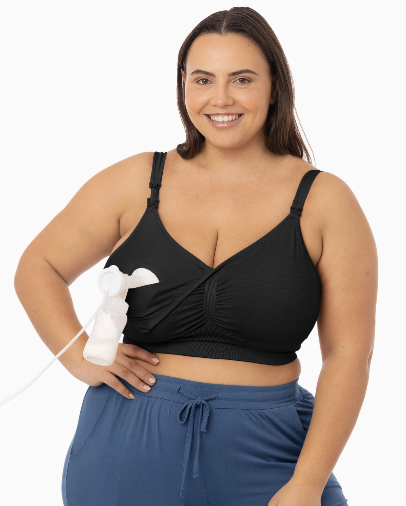 Sublime Hands-Free Pumping & Nursing Bra - Black