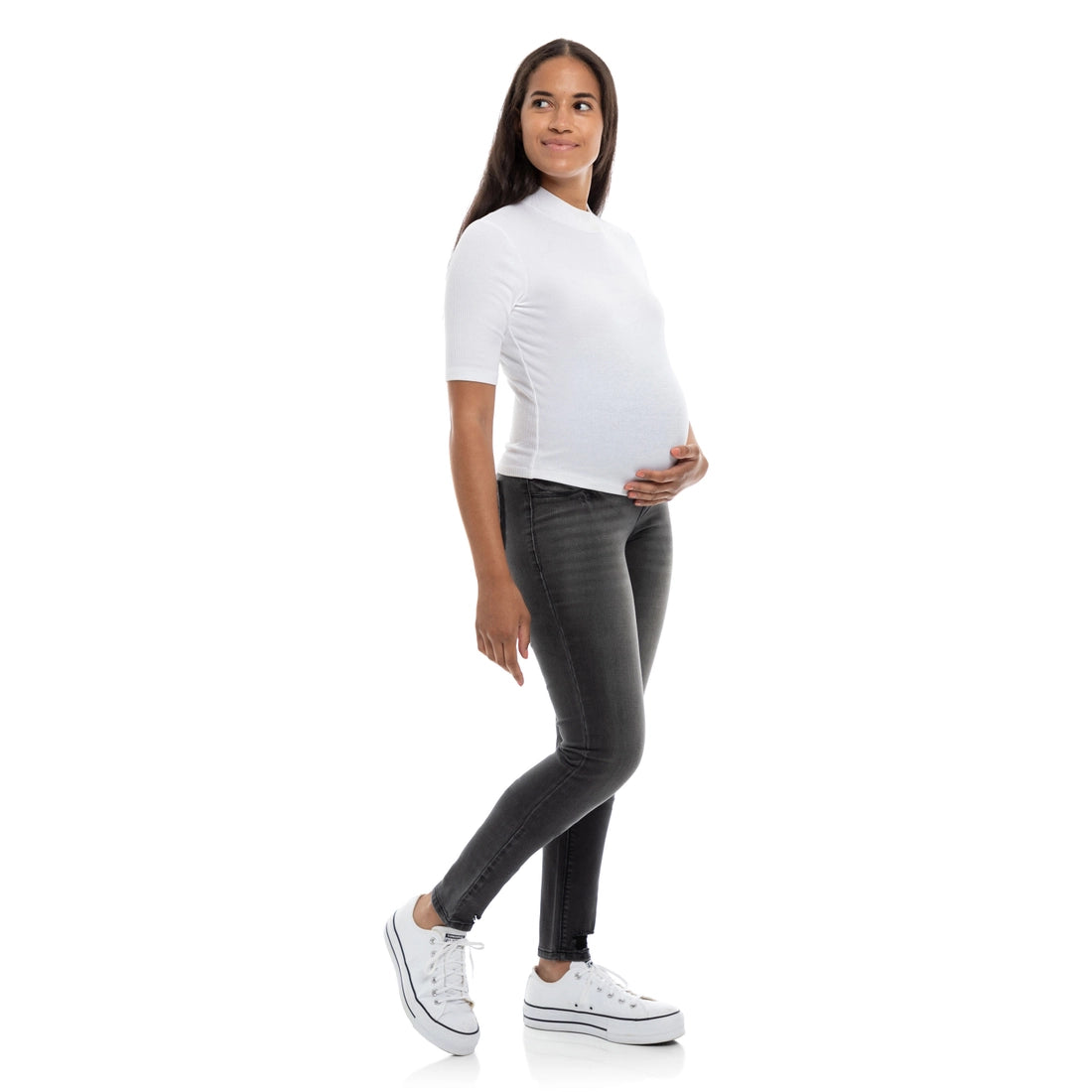 Maternity 32" Skinny W/ Bellyband In Everly