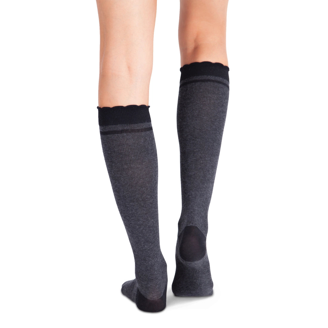 Black/Charcoal Compression Socks