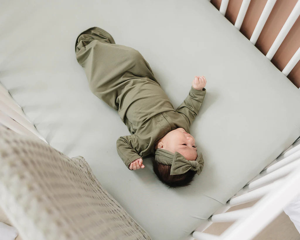 Sage Stretchy Crib Sheet