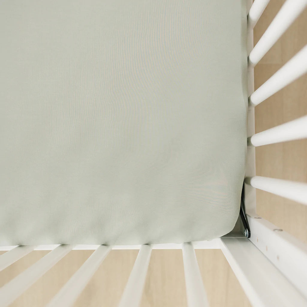 Sage Stretchy Crib Sheet