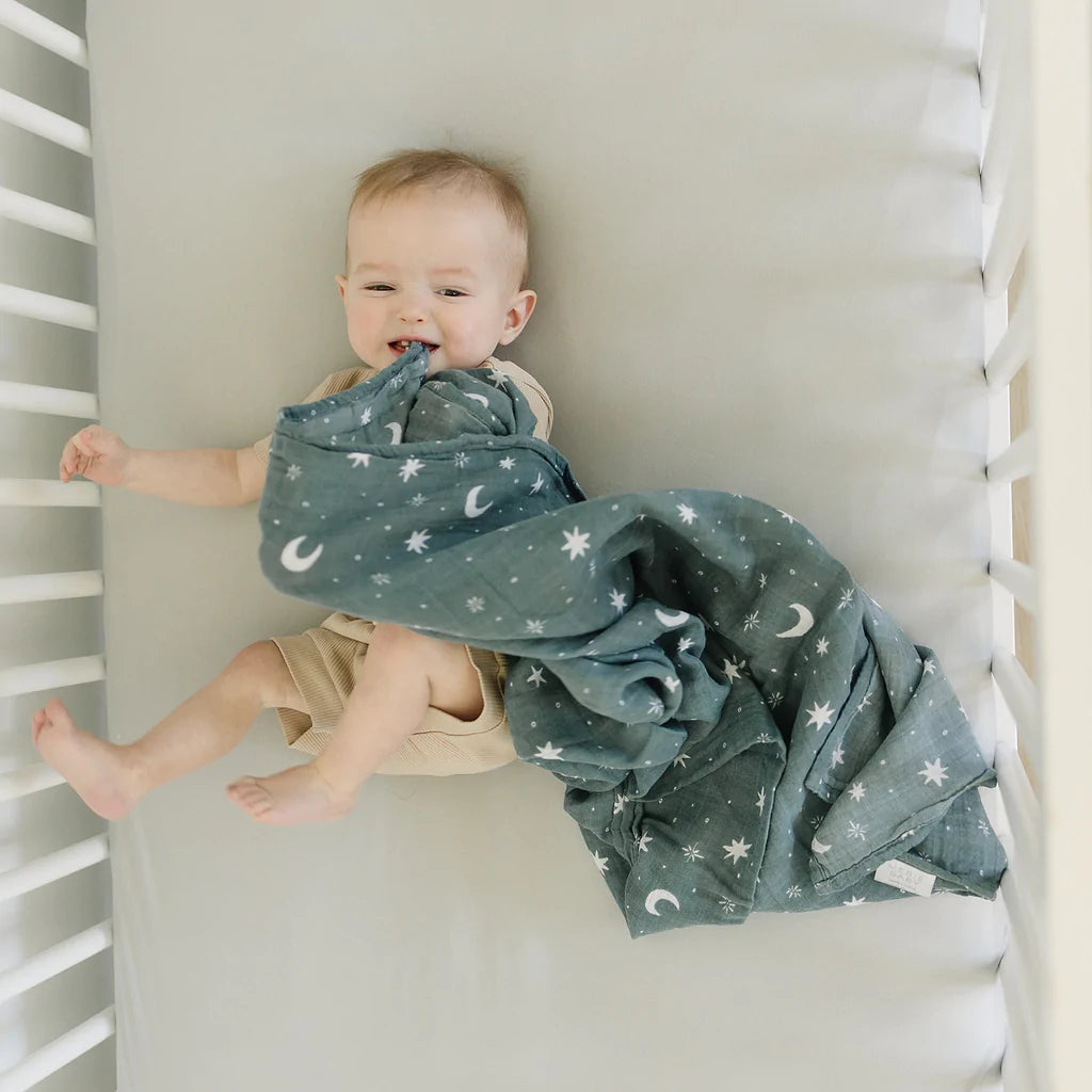 Oatmeal Stretchy Crib Sheet