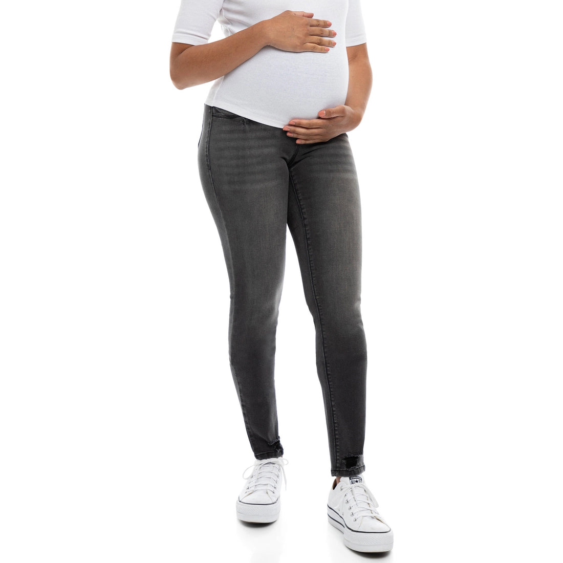 Maternity 32" Skinny W/ Bellyband In Everly