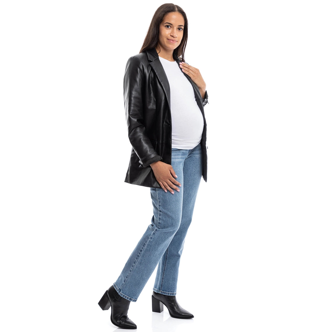Maternity 30" Straight W/ Bellyband In Analise