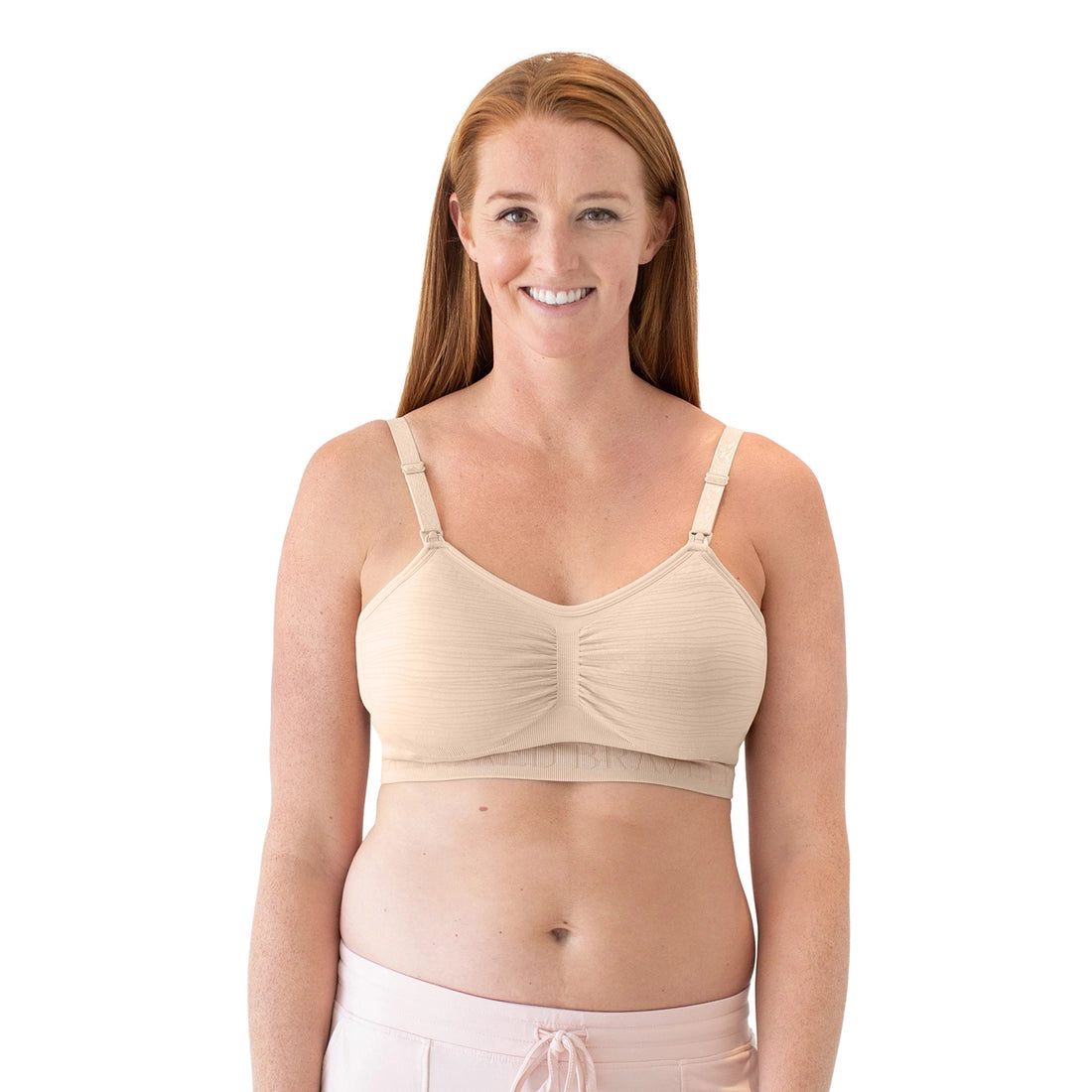Sublime Hands-Free Pumping & Nursing Bra - Beige